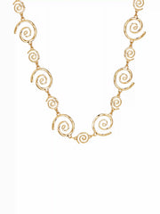 SPIRAL CHAIN NECKLACE