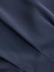 Pleated Cinched Short Sleeve Shirt Curve & Plus