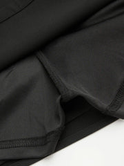 Mid Rise Wrap Solid Bowknot  Mini Skirt