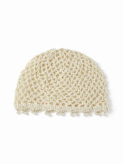 FAUX PEARL KNITTED HAT