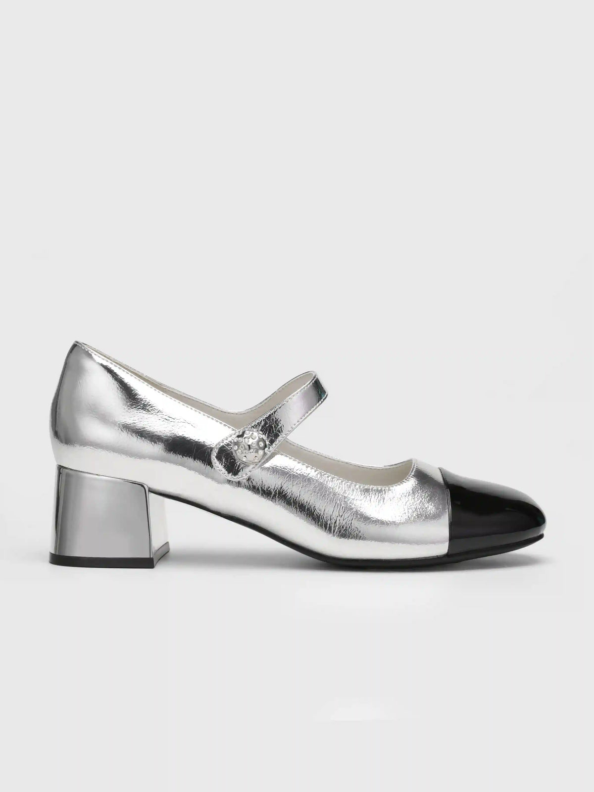 Round Toe Ballet Mary Jane Heels