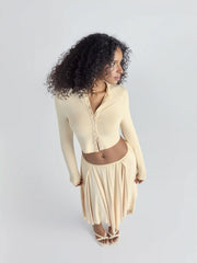CDR Cardi and Midi Skirt Set