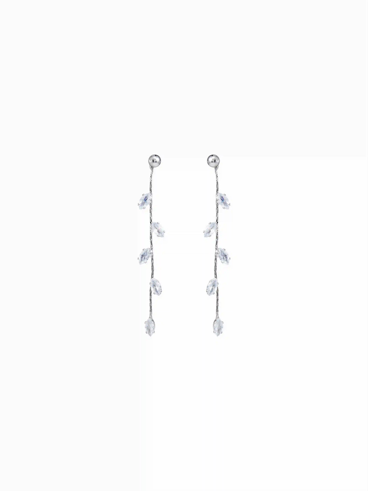 RHINESTONE DROP EARRINGS