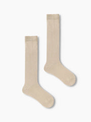 RIBBED CALF SOCKS