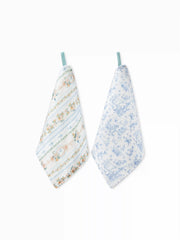 2 PCS BUNNY & BEAR HAND TOWEL
