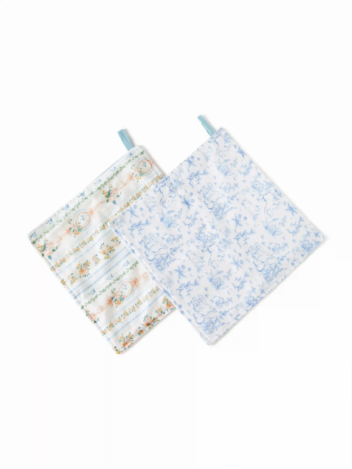 2 PCS BUNNY & BEAR HAND TOWEL