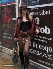 LEOPARD PRINT BERET