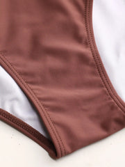 Ruched Drawstring Cheeky Bikini Bottom Curve & Plus