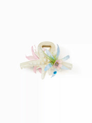 STARFISH & FLOWER HAIR CLAW