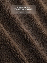 Teddy Fleece Shacket With Pockets