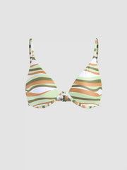 V-neck Camo Bikini Top
