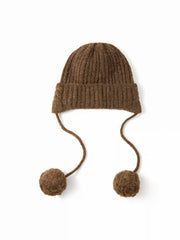 KNITTED BEANIE HAT