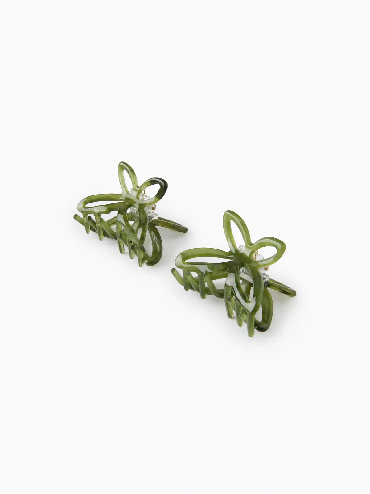 2PCS BUTTERFLY HAIR CLIPS