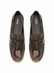 ROUND TOE  LOAFERS