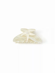 STARFISH & FAUX PEARL HAIR CLAW