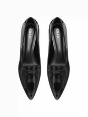 POINTED TOE  KITTEN HEELS