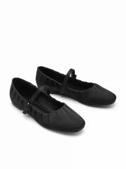 ROUND TOE & SINGLE BUCKLE FLATS