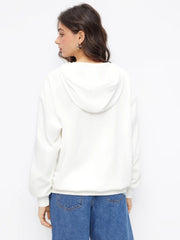 Jersey Sea Life Graphic Drawstring Hoodie