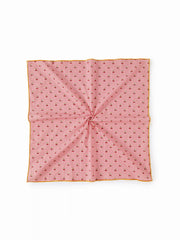 CHERRY GINGHAM SQUARE HEADSCARF