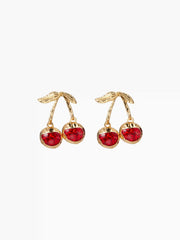 CHERRY DROP EARRINGS