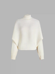 Solid Turtleneck Sweater