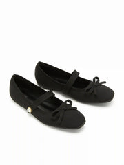 BOWKNOT DECOR MARY JANE FLATS