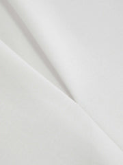 Round Neck Solid Ruched Short Sleeve Tee