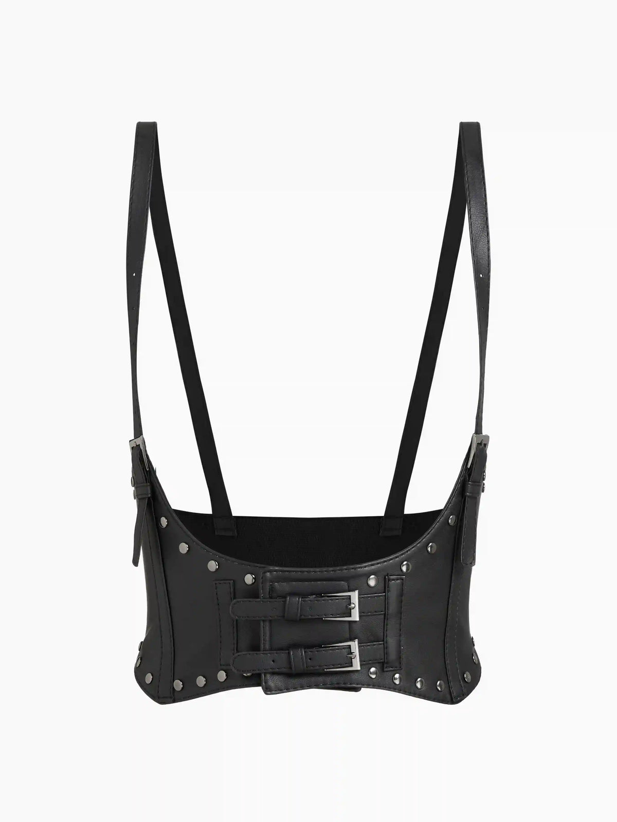 BUCKLE STUDDED CORSET BELT