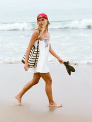 STRIPED TOTE BAG