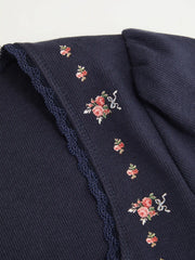 Cotton-blend Floral Print Ruched Top Curve & Plus