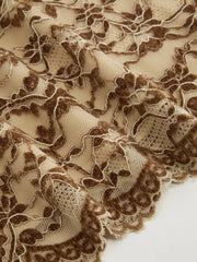 Floral Lace Sweetheart Ruched Cami Top Curve & Plus