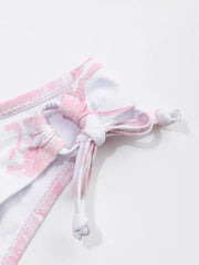 Cheeky Knotted Floral Bikini Bottom
