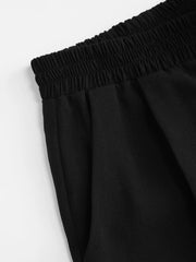 High Rise Tapered Pleated Trousers