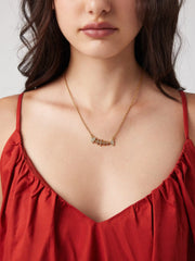 18K GOLD PLATED STAINLESS STEEL FISH NECKLACE