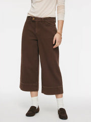 Cider Denim Low Rise Wide leg Cropped Jeans