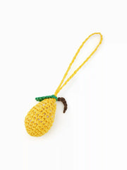 PEAR KNITTED BAG CHARM