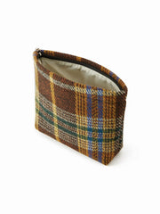 TARTAN MAKEUP BAG