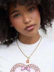 CONSTELLATION 18K GOLD PLATED STAINLESS STEEL PENDANT NECKLACE