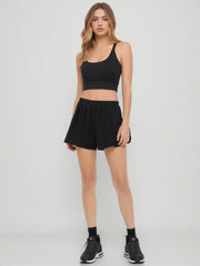 Pull-On Flounce Shorts