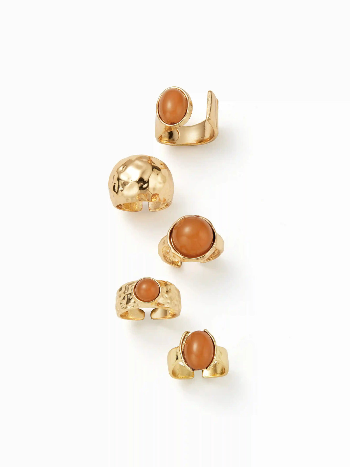 5 PCS RESIN RINGS SET