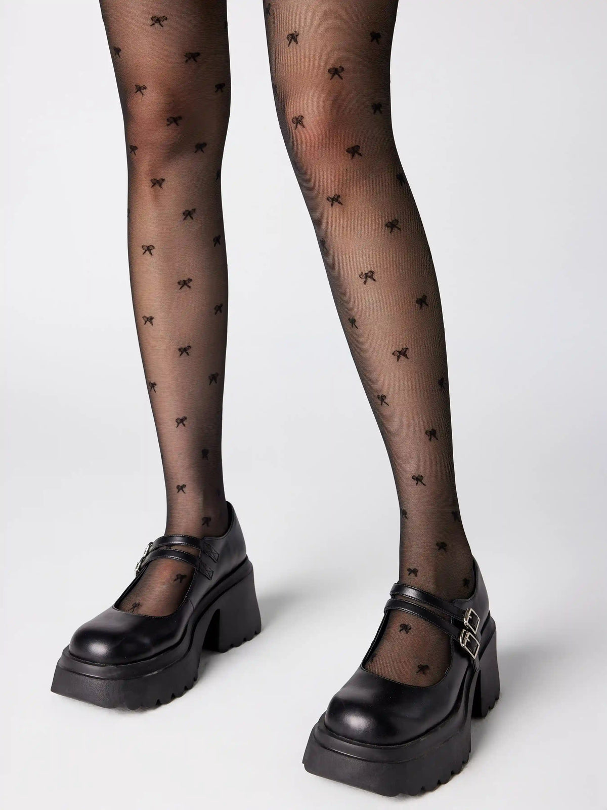 Bowknot Pattern Tights