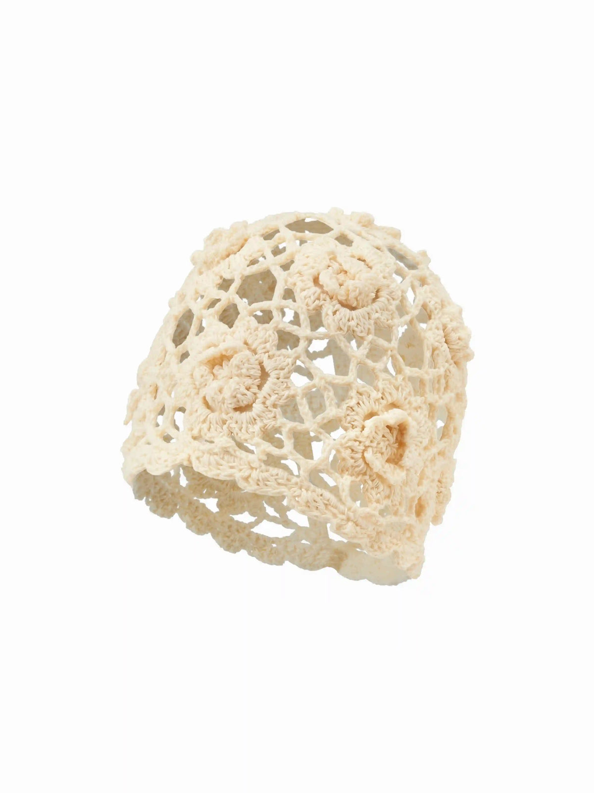 FLORAL KNITTED HAT