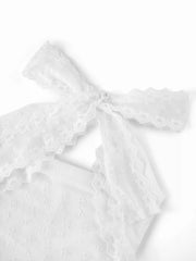 FLORAL LACE WRAP SKIRT