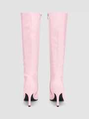 POINTED TOE STILETTO KNEE HIGH BOOTS