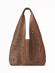 CUT OUT DESIGN TOTE BAG