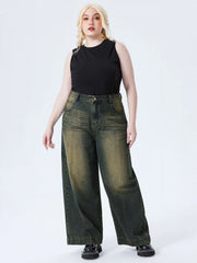 High Waist Baggy Jeans Curve & Plus
