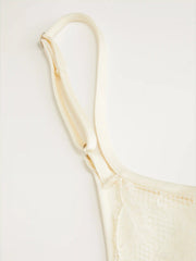 Satin V-neck Lace Cami Blouse