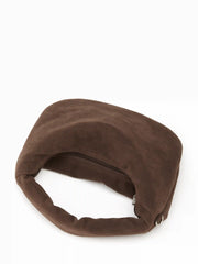 FAUX SUEDE HANDBAG