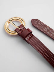 Round Buckle Belt