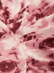 Floral Ruched Maxi Dress